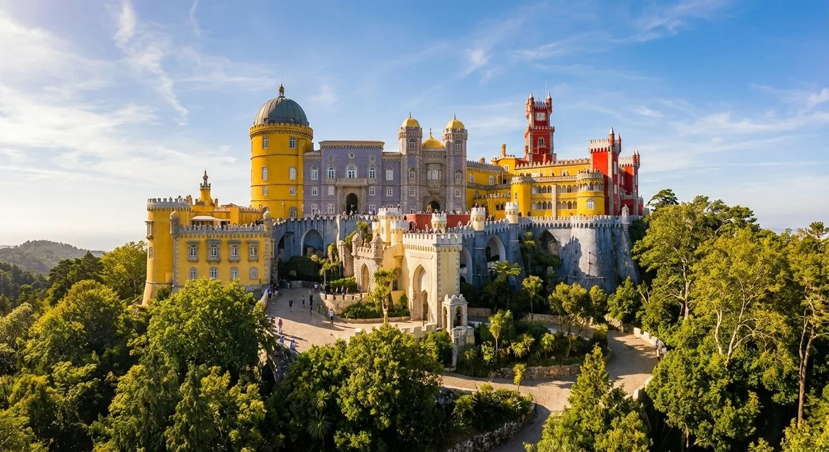 Pena Palace Sintra uitzicht